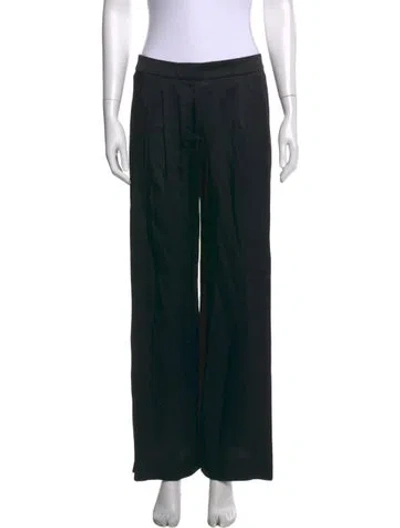 Pre-owned Maiyet Wide Leg Pants In Black