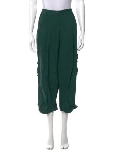 Pre-owned Maiyet Wide Leg Pants In Green