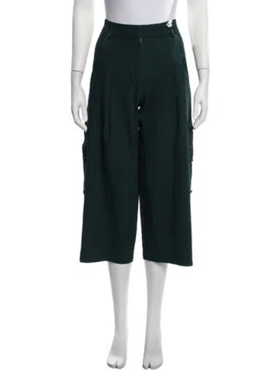 Pre-owned Maiyet Wide Leg Pants In Green