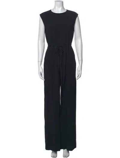 Pre-owned Maiyet Wool Crew Neck Jumpsuit In Black