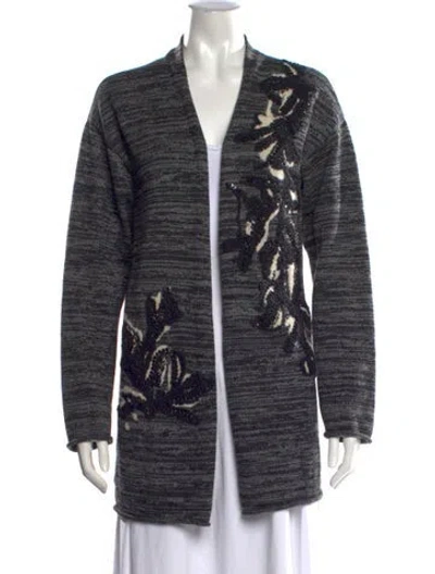 Pre-owned Maiyet Wool Patterned Top In Grey