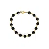 Majalis Jewelry Men's Black / Gold Ciara Black Gold Necklace