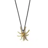 Majalis Jewelry Men's Pearly Spider Gold Necklace