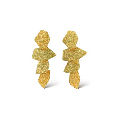 Majalis Jewelry Women's Desing Gold Long Earring