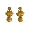 Majalis Jewelry Women's Long Gold Design Earring