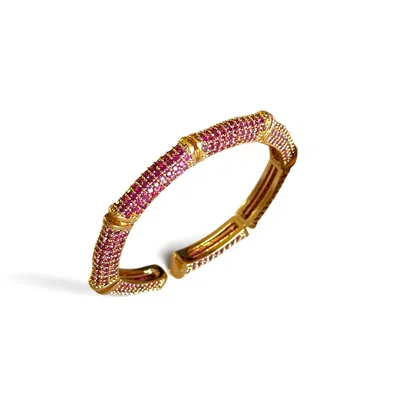 Majalis Jewelry Women's Shine Cuff Red Bracelet