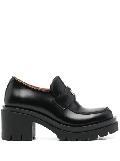 MAJE 100MM LEATHER LOAFERS