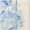 Maje Watercolor Themed Square Shawl In White/blue