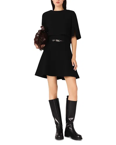 MAJE 2 IN 1 TWEED DRESS