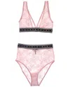Maje 2pc Lingerie Set In Pink