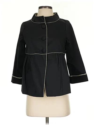 Pre-owned Maje 3/4 Sleeve Blouse In Black