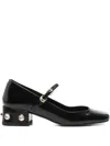 Maje 40mm Jewel-embellished Pumps In Black