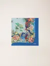 Maje 90x90cm Square In Cotton Print In Imprime Floral Multicouleur