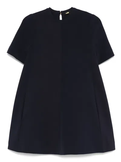 Maje A-line Mini Dress In Blue