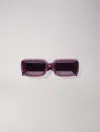 MAJE ACETATE GLASSES WITH SMOKED LENSES