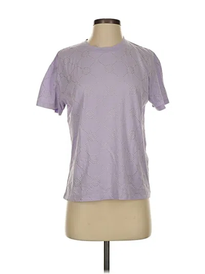 Pre-owned Maje Active T-shirt In Purple