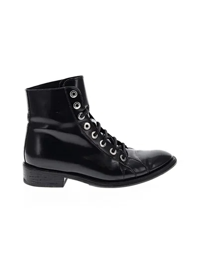 Pre-owned Maje Ankle Boots In Black
