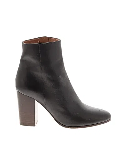 Pre-owned Maje Ankle Boots In Black