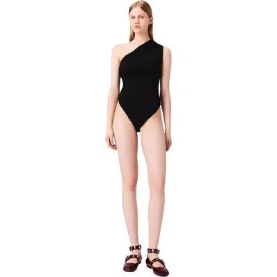 MAJE MAJE ASYMMETRIC BODYSUIT