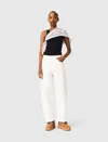 Maje Balloon Jeans In White