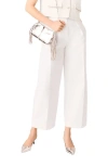 Maje Pantalon De Tailleur Balon In White