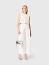 Maje Pantalon De Tailleur Balon In White
