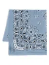 Maje Bandana-print Scarf In 蓝色