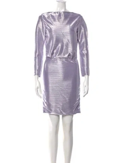 Pre-owned Maje Bateau Neckline Mini Dress