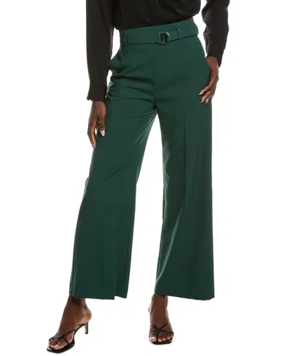 Maje Belted Pant In Green