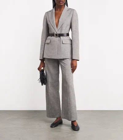Maje Single-breasted Blazer In Black