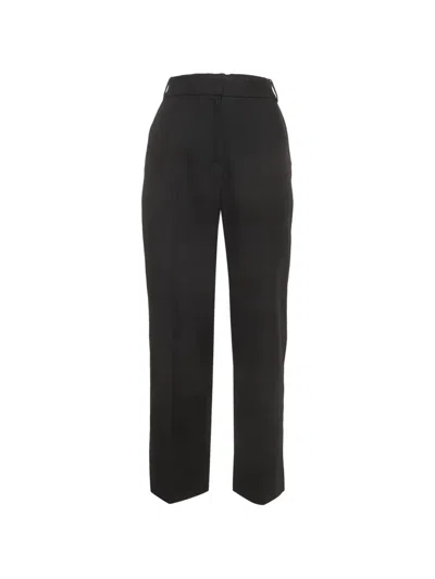 Pre-owned Maje Belt-loops Trousers In Black