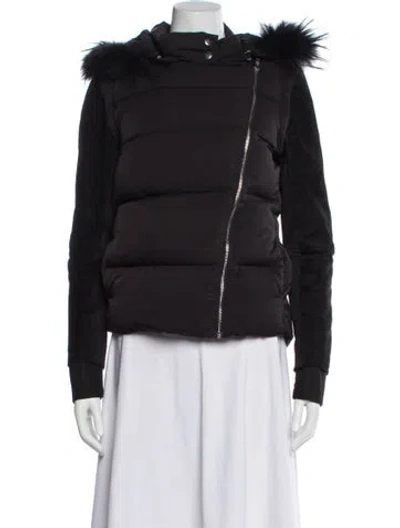 Pre-owned Maje Biker Jacket In Gray