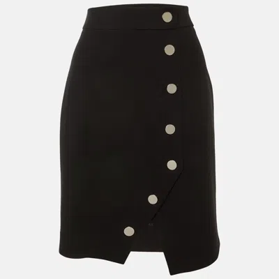 Maje Black Crepe Jipa Pencil Skirt
