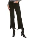 Maje Black Straight Jean In Black