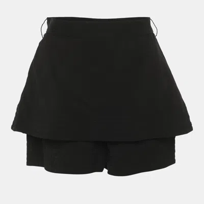 Pre-owned Maje Black Viscose Mini Skirt S