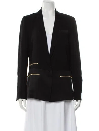Pre-owned Maje Blazer In Black