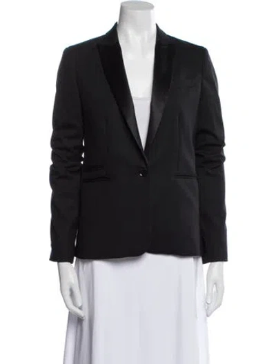 Pre-owned Maje Blazer In Black