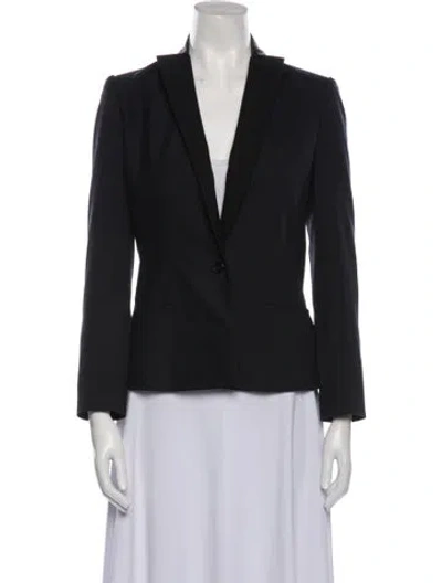 Pre-owned Maje Blazer In Black