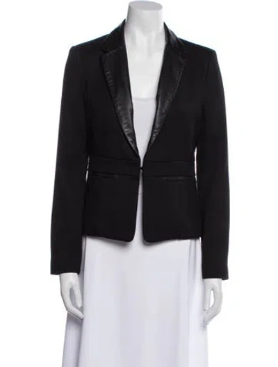 Pre-owned Maje Blazer In Black