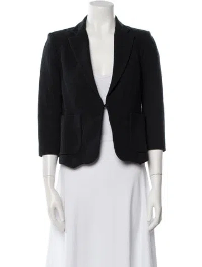 Pre-owned Maje Blazer In Black