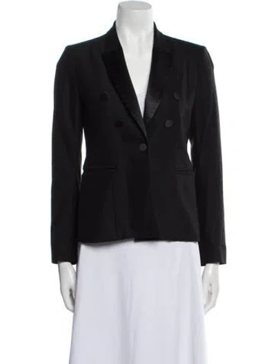 Pre-owned Maje Blazer In Black