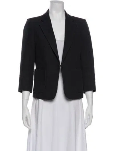Pre-owned Maje Blazer In Black
