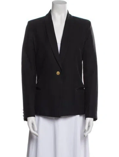 Pre-owned Maje Blazer In Black