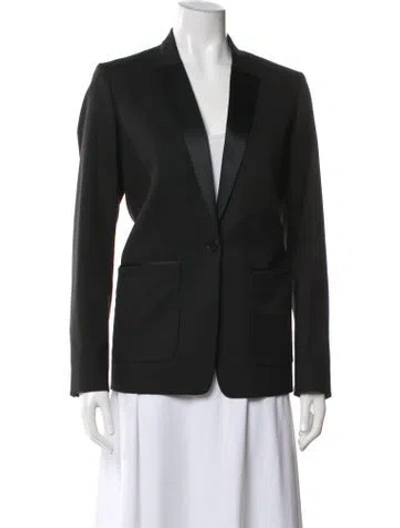 Pre-owned Maje Blazer In Black