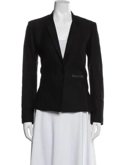 Pre-owned Maje Blazer In Black