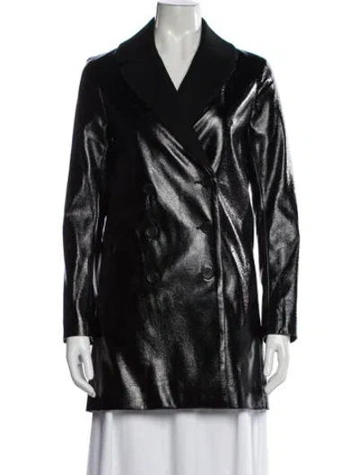 Pre-owned Maje Blazer In Black