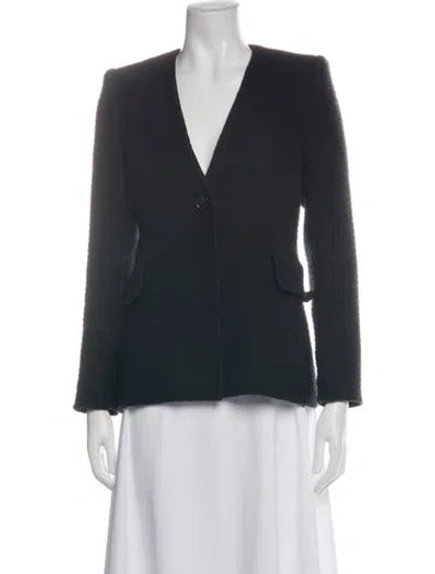 Pre-owned Maje Blazer In Black