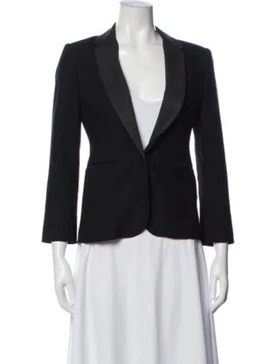 Pre-owned Maje Blazer In Black