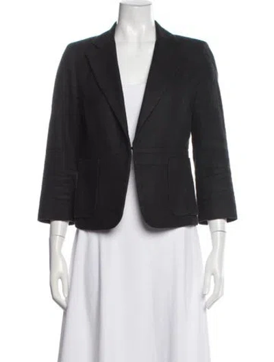 Pre-owned Maje Blazer In Black