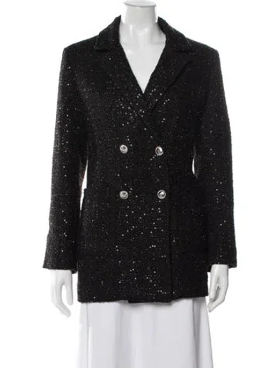 Pre-owned Maje Blazer In Black
